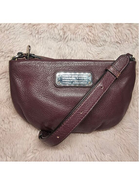 Marc By Marc Jacobs Vintage Purple Leather Crossbody Bag